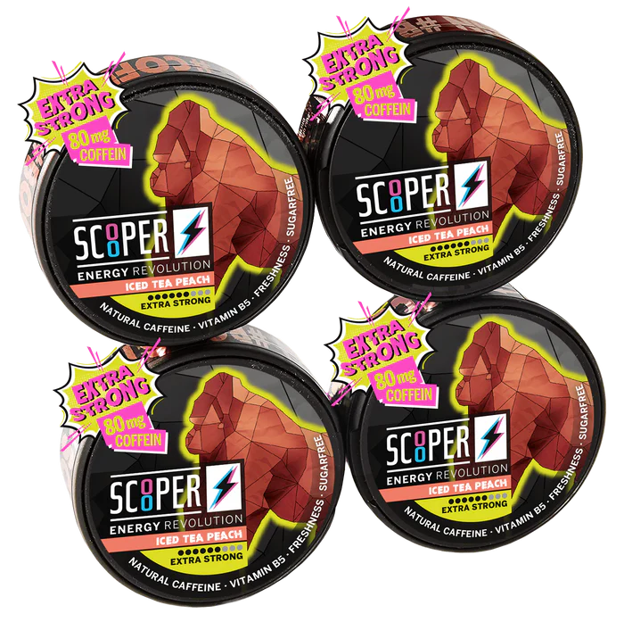 Scooper Energy Iced Tea Peach