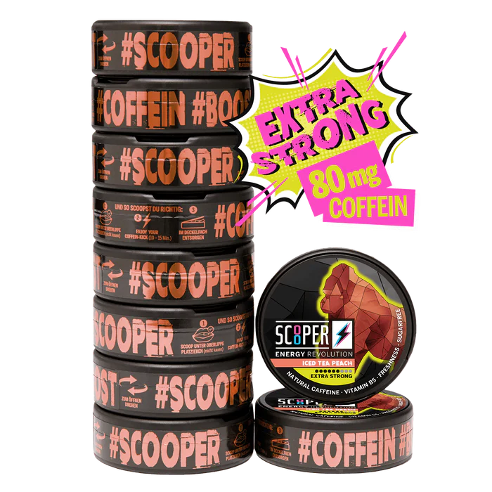 Scooper Energy Iced Tea Peach