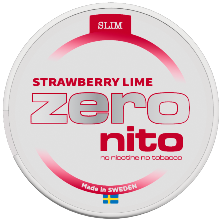 Zeronito Strawberry Lime Slim – Pouches