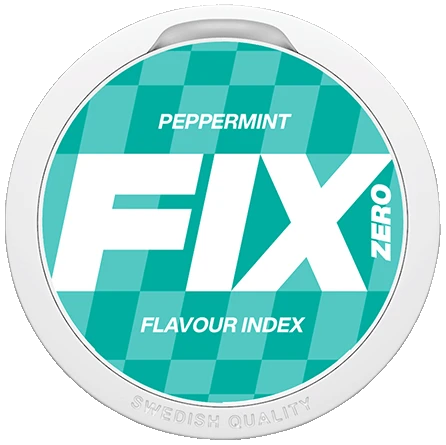 Fix Zero Peppermint – Pouches