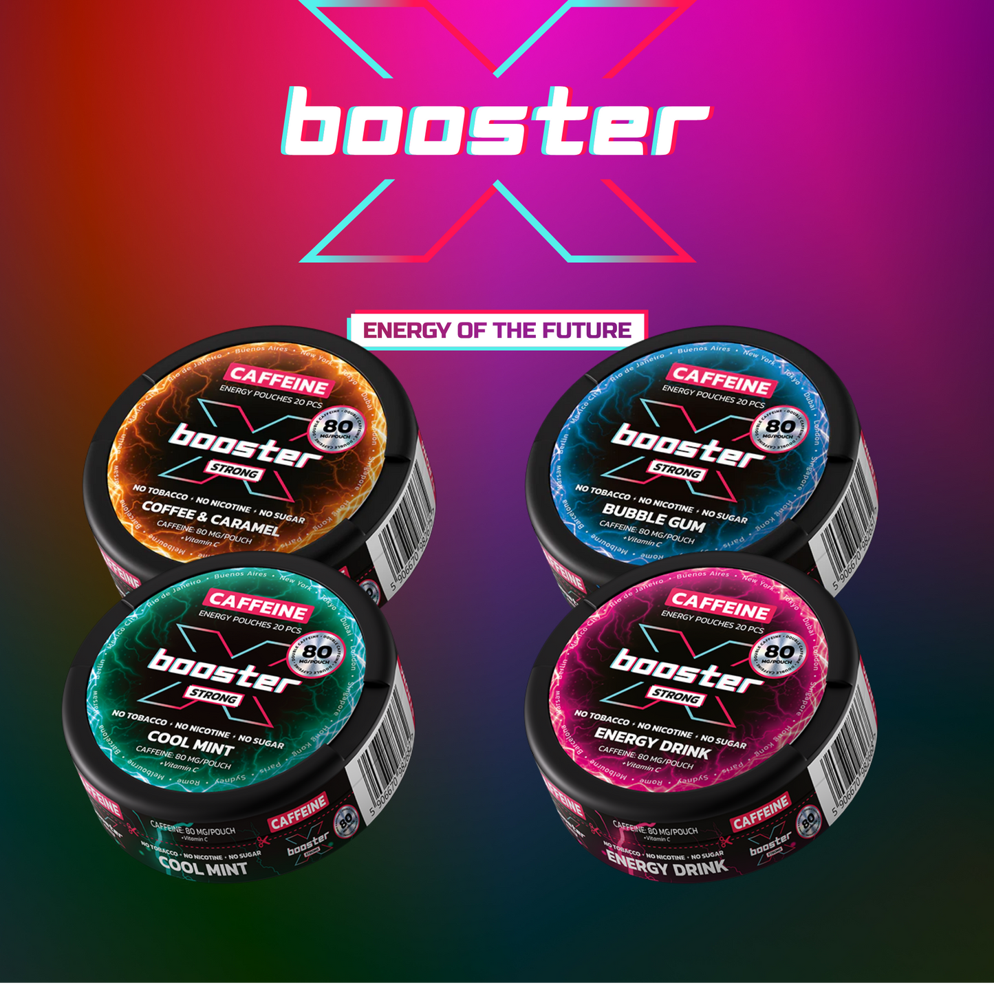 X-Booster 80mg | Mix-Pack – Pouches