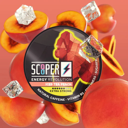 Scooper Energy Iced Tea Peach